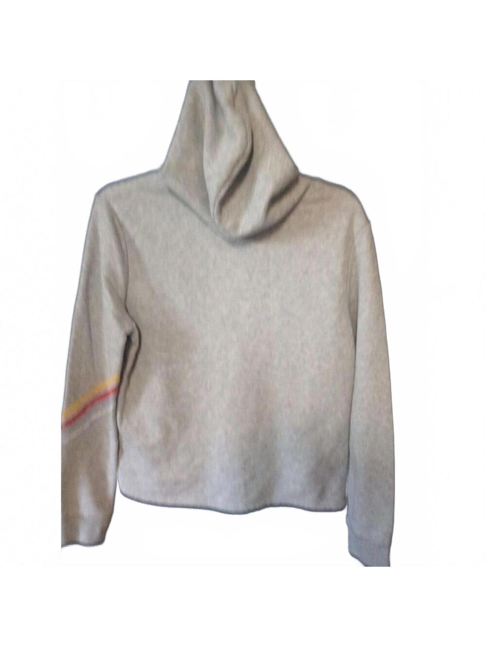 Disney Parks Retro '71 Mickey Mouse Gray Knot Front Crop Hoodie M - Picture 5 of 5